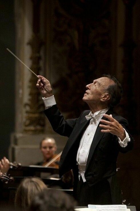 Claudio Abbado in concerto a Lucerna