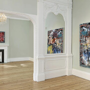 Aaron Garber-Maikovska, Cameo woods, vista della mostra. Cortesia di Galleria Massimo De Carlo 