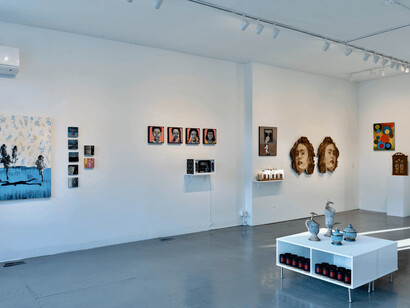 Inaugural exhibition, Survey show of 11 SoNa Chicago gallery artists, installation view. Courtesy of SoNa Chicago Contemporary Art