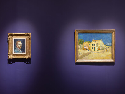 Van Gogh, The Roulin family portraits, exhibition view. Courtesy of Museum of Fine Arts Boston