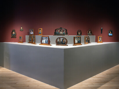 Memoria y relato. Fotografía en Puebla, vista de exhibición. Cortesía del Museo Amparo 