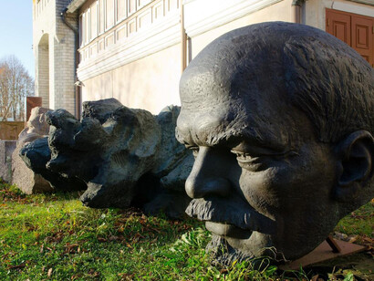Outdoor exhibition of Soviet Monuments. Courtesy of Estonian History Museum