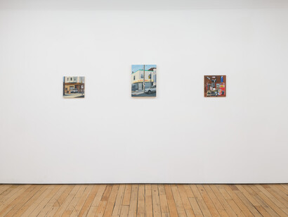 Nasir Young, Nowhere/Everywhere, exhibition view. Courtesy of Uffner & Liu Gallery