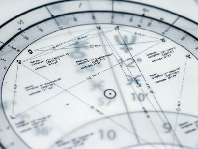 Astrology chart featuring the New Moon in Pisces, Full Moon in Virgo, lunar cycle, solar eclipse, and lunar eclipse