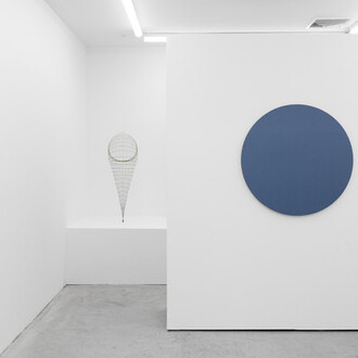 Matthew Feyld and Sarah Stevenson, A line is a dot that went for a walk, exhibition view. Courtesy of Arden + White Gallery