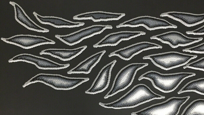 Soaring at Night (black, gray, write). Courtesy of The Coldstream Fine Art