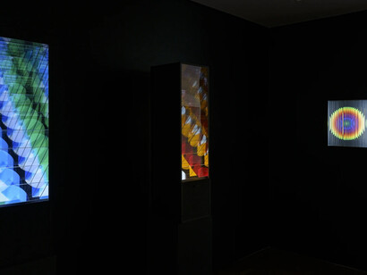 Julio Le Parc, Couleurs, vista da exposição. Cortesia da Galeria Nara Roesler