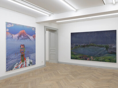 Andriu Deplazes, Nasse augen, ausstellungsansicht. Mit freundlicher genehmigung von Galerie Peter Kilchmann