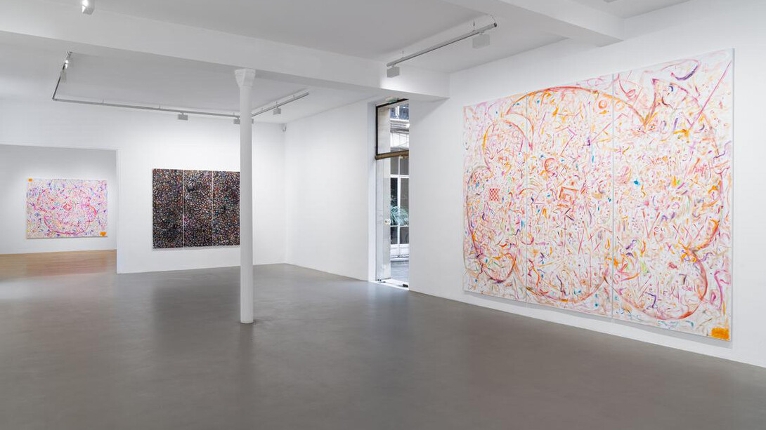 Jutta Koether, ŒuVreS réCEnteS, exhibition view. Courtesy of Galerie Chantal Crousel