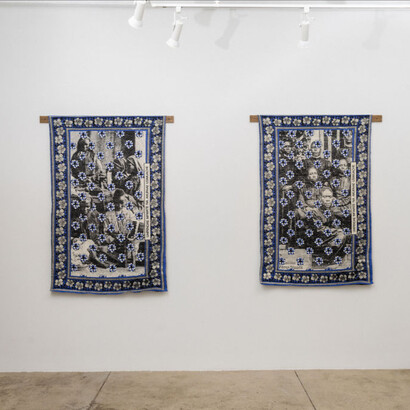 Jess Atieno, Of Land, Body, and Water, 2023, installation view. Courtesy the artist and Montague Contemporary, NYC
