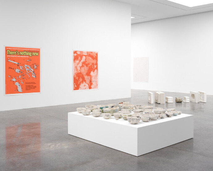 Damián Ortega, Exhibition view. Courtesy of White Cube