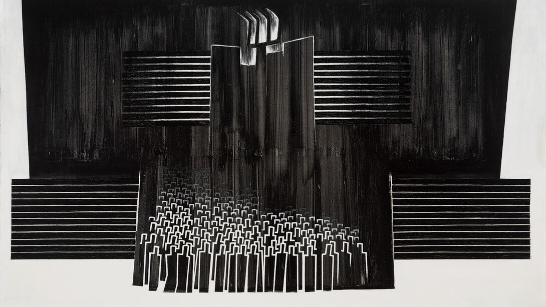 Agustín Ibarrola, Untitled, c.1977. Courtesy of Museo de Bellas Artes de Bilbao
