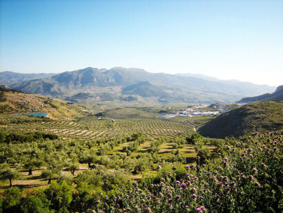 Vista aérea de Sierra Mágina, Jaén España