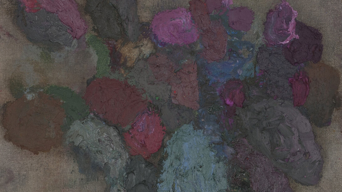 Cathy Wilkes, Untitled 2012, Oil on canvas, 18 x 25 x 2 cm, Private Collection, Glasgow, Image Courtesy of The Artist and The Modern Institute/Toby Webster Ltd, Glasgow, Photo: Ruth Clark
