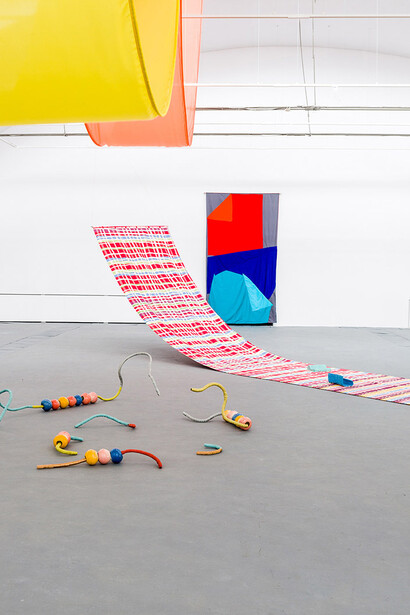 Alicja Bielawska, If not here, where?, installazione, Labirynt Gallery, Lublin, 2017. Crediti: Frederik Gryuaert.