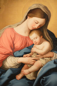 Giovanni Battista Salvi da Sassoferrato, Madonna with Child and Angels (1609–1685)