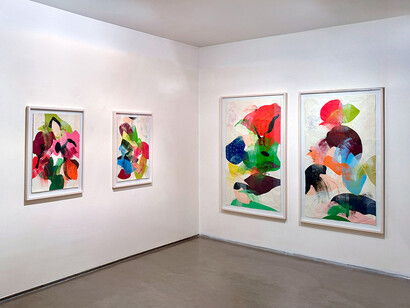 Carlos Arnaiz, Obras recientes, vista de exhibición. Cortesía de la Galería Jorge Mara – La Ruche