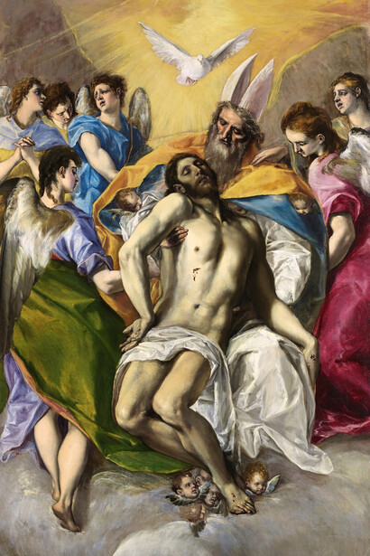 El Greco; La trinidad, Museo del Prado, España