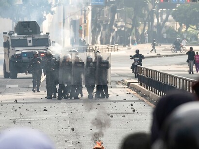 Demonstrators gathered across Venezuela in the aftermath of the 2024 presidential election