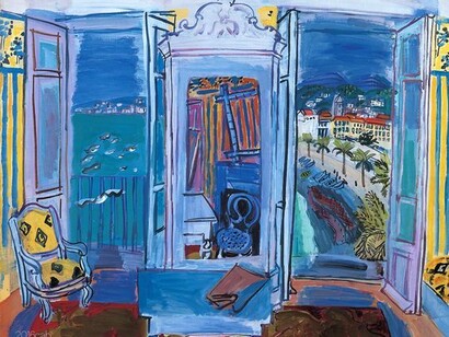 Raoul Dufy. Vista di Nizza dalla finestra di una camera