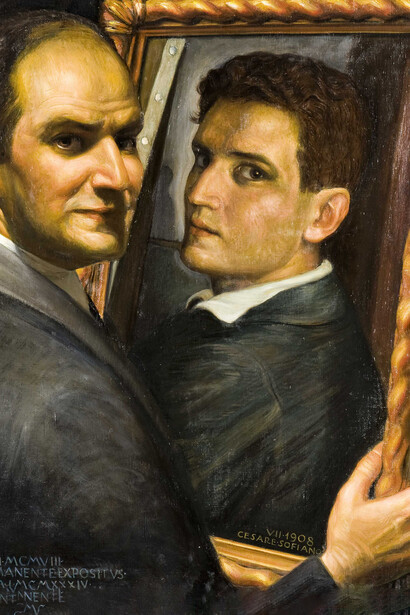 "Doppio Autoritratto", Cesare Sofianopulo, (1928)