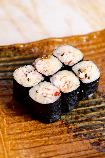 Sushi crafted at Bar des Prés, located in London, UK