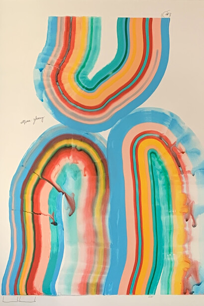 Amber Vittoria chooses colour palettes that refer to childhood and the natural world
