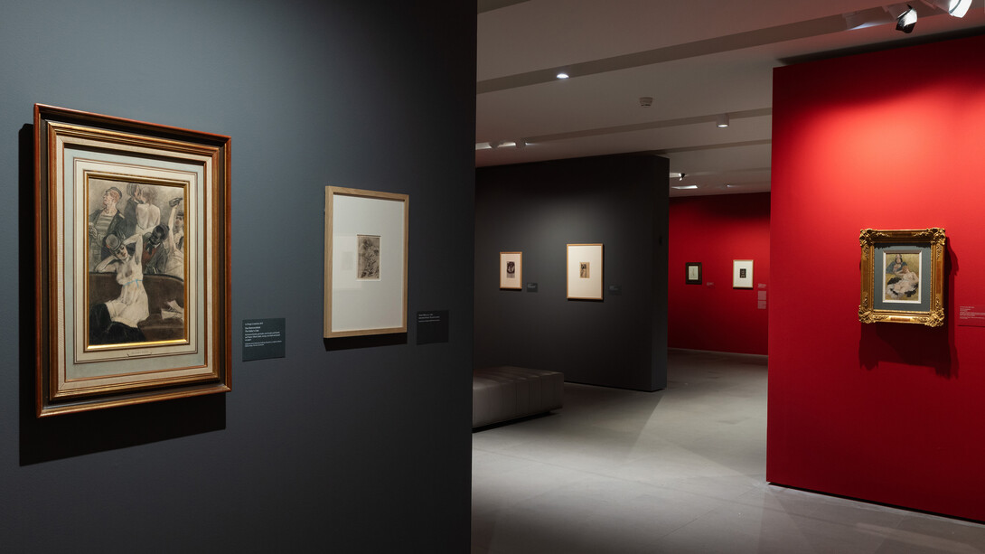 Félicien Rops, Laboratory of lust, exhibition view. Courtesy of Kunsthaus Zürich