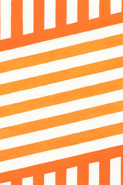 Triptych #2, gouache and pencil on paper, 20 x 16 cm, Mark Weighton 2025 