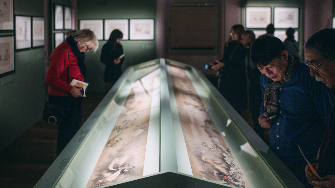 Manga. An art of its own! Exhibition view. Courtesy of Guimet Museum