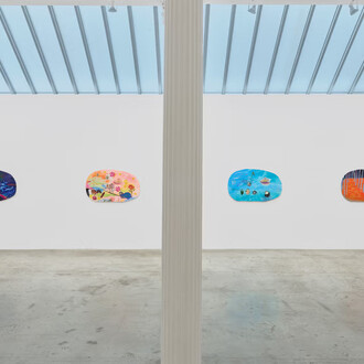 Emily Sundblad, The adolescent ocean, exhibition view. Courtesy of Bortolami Gallery