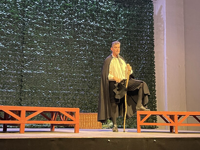Antonio León como «Bululú» en el 45 Festival internacional de teatro clásico de Almagro