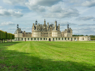 In Centre-Val de Loire, France, Château de Chambord stands as a magnificent example of Renaissance elegance and architectural mastery