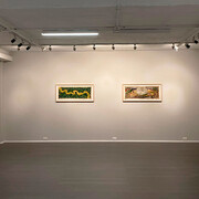 Beatriz Uribe Vélez, Puntada sin dedal, vista de exhibición. Cortesía de la La Balsa Arte 