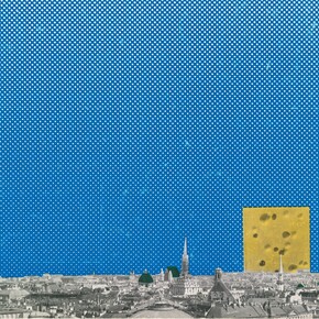 Bau Magazine, Issue 1-2, detail, 1968 (Front cover, design by Hans Hollein), Published by Zentralvereinigung der Architekten Österrreichs (Central Association of Austrian Architects), Courtesy the artists and estates

