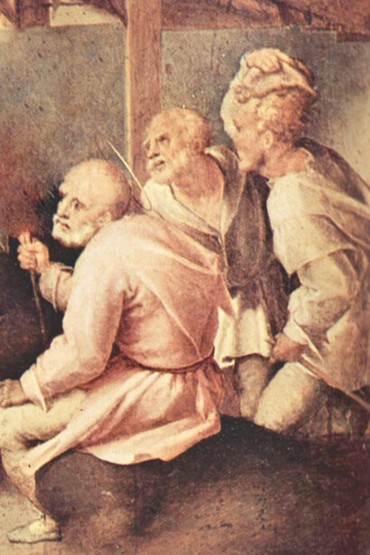 Jacopo Pontormo, Adorazione dei Magi, Cappella Palatina, Palazzo Pitti, Firenze, particolare