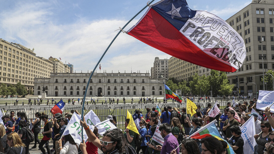 Demonstranten in Chile