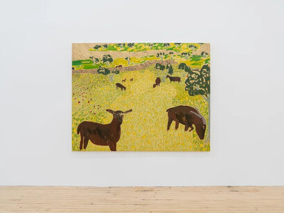 Blair Saxon-Hill, Peace piece, exhibition view. Courtesy of Shrine