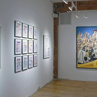 Various artists, Women leading the way, exhibition view. Courtesy of Carter Burden Gallery