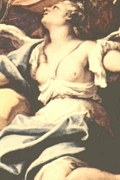 "Alegoría de Francia como Minerva derrotando a la ignorancia y coronando a la virtud", óleo sobre lienzo, Sebastiano Ricci, circa 1718