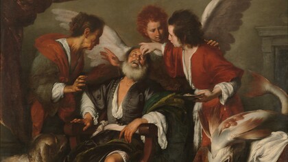 Bernardo Strozzi, Tobia cura la cecità di suo padre