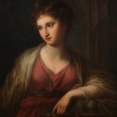 Angelika Kauffmann, "Clio, la musa della storia", ca. 1770-75, Deutsche Barockgalerie, Kunstsammlungen und Museen, Schaezlerpalais, Asburgo, Germania