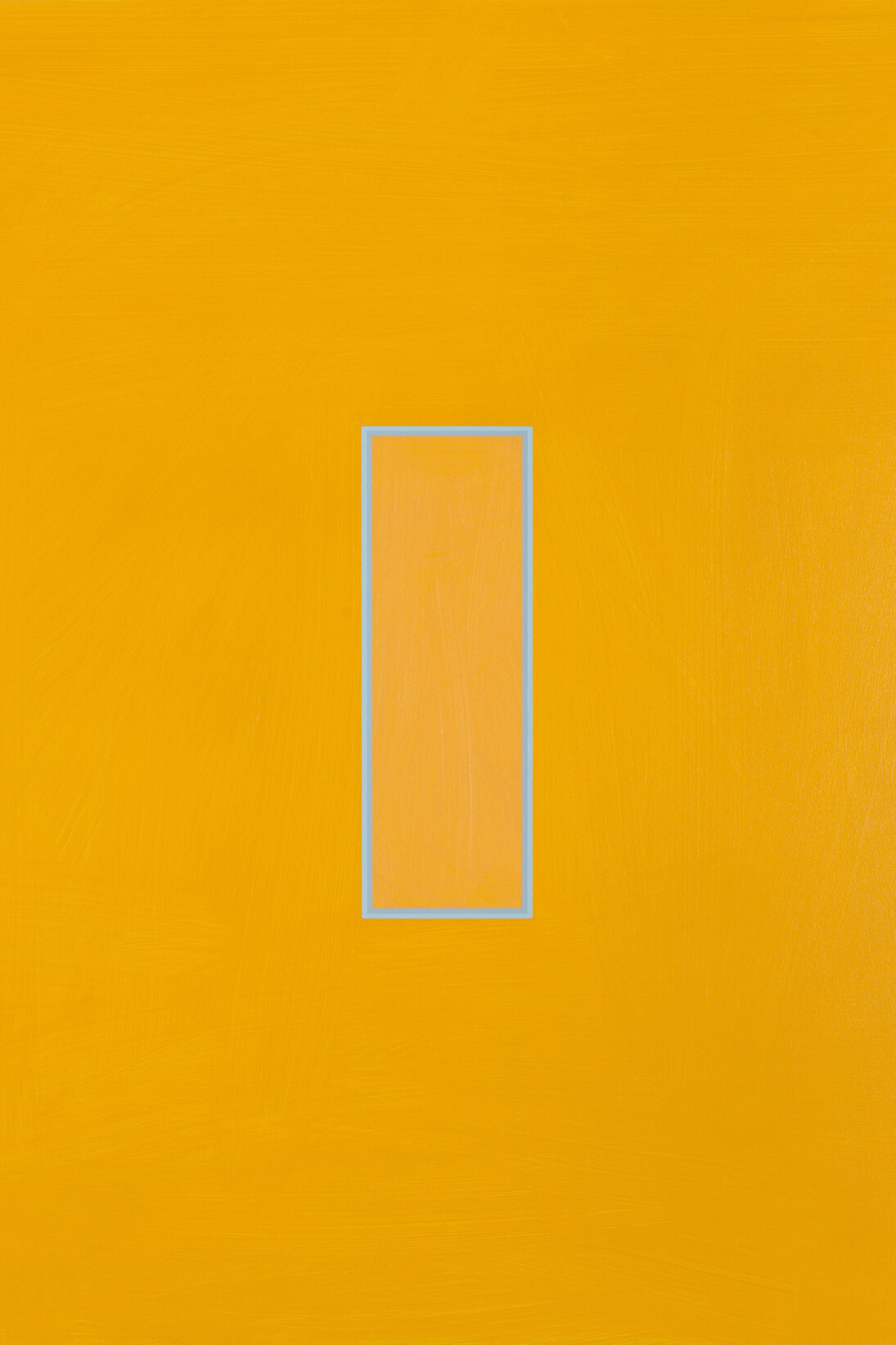 Luke Frost, Deep Primary Cyan Volts, 2014, Acrylic on Alumininum, 33 x 33 inches (84 x 84 cm)
