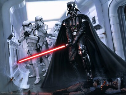 Darth Vader al frente de un comando de asalto