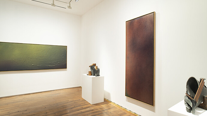 Anthony Caro & Jules Olitski. Courtesy of Galerie Daniel Templon