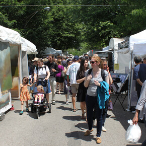 57th Street Art Fair, past exhibition, exhibition view. Courtesy of 57th Street Art Fair