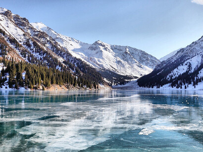 Lago di Almaty, Kazakhstan