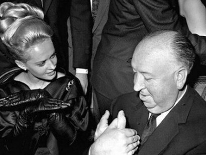 Tippi Hedren e Alfred Hitchcock