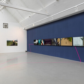 María José Arjona, Sediments. Sono-Choreo-Geo-Graphic attunements, exhibition view. Courtesy of Galerie Barbara Thumm