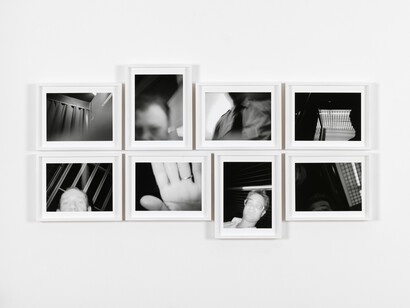 Joachim Schmid, Security Check, 1985–1987, 8 fotografie b-n_8 b-w, cm. 13 x 18 cad., courtesy P420